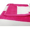 BY LORA Cabana Velour Terry Bath Towel, Fuchsia, Set of