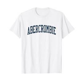 Abercrombie ND Vintage Athletic Sports JSN2 Navy Print T-Shirt