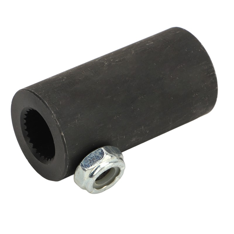 9/16in‑26 Spline to 3/4in Round Smooth Steering Shaft Coupler Non