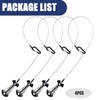 4Pcs Deck or Dock Anchors for Gap Between Boards,Stainless Steel