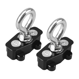 NICECNC 2PCS Lock Tie Down Anchors Aluminum Compatible with Can Am X3 2017-2021 Maverick X3 RR, Bed Anchors Compatible with Can Am LinQ