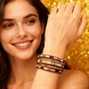 JAVMOO Leather Wrap Bracelets for Women Boho Multi-Layer Cuff Bangle