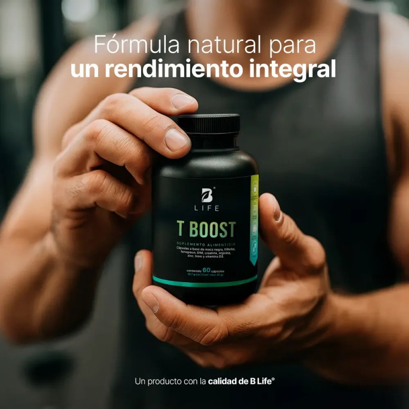 T Boost Precursor de Testosterona con Maca 60 Cpsulas Apoyo
