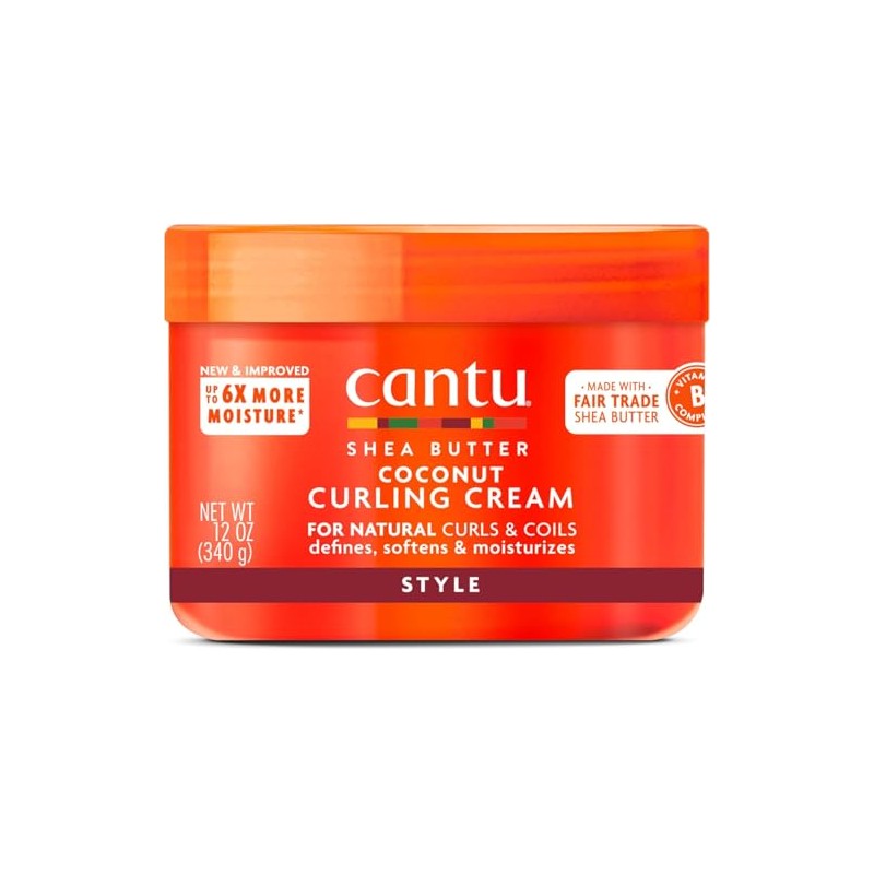 Shea Butter Coconut Curling Cream by Cantu for Unisex -