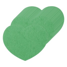 sourcing map 100PCS Heart Paper Cutouts 2.5 Inch Small Heart Shaped Tags for Valentine's Day Craft Classroom Bulletin Board, Green