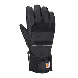 Carhartt mens Flexer Cold Weather Gloves, Black, Medium US
