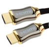 kenable Braided Chrome HDMI Shielded Cable 4k 2k Supports 3D