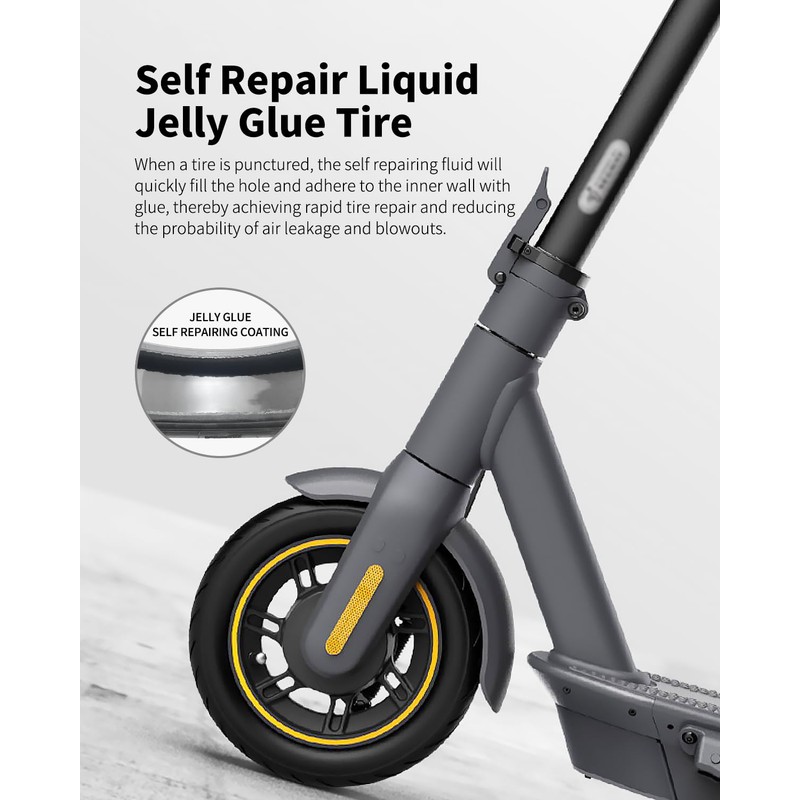 60/70-6.5 Tubeless Tire for Segway Ninebot Max G30P/G30LP Scooter Anti