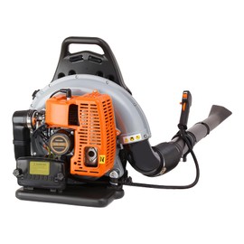 63CC 2 Stroke Backpack Gas Powered Leaf Blower, High Strength Snow Blower with Single-Cylinder Air-Cooled, 2.7KW Powerful Grass Lawn Blower for Leaf Cleanup, Lawn Cleaning, Sand Gravel Removal