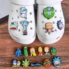 Rick Shoe Charms 18pcs Different Decoration for Teens Adults Clog