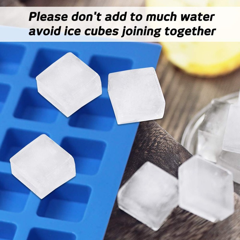 SENHAI 2 Packs Square Silicone Mold, 126 Cavity Flexible and