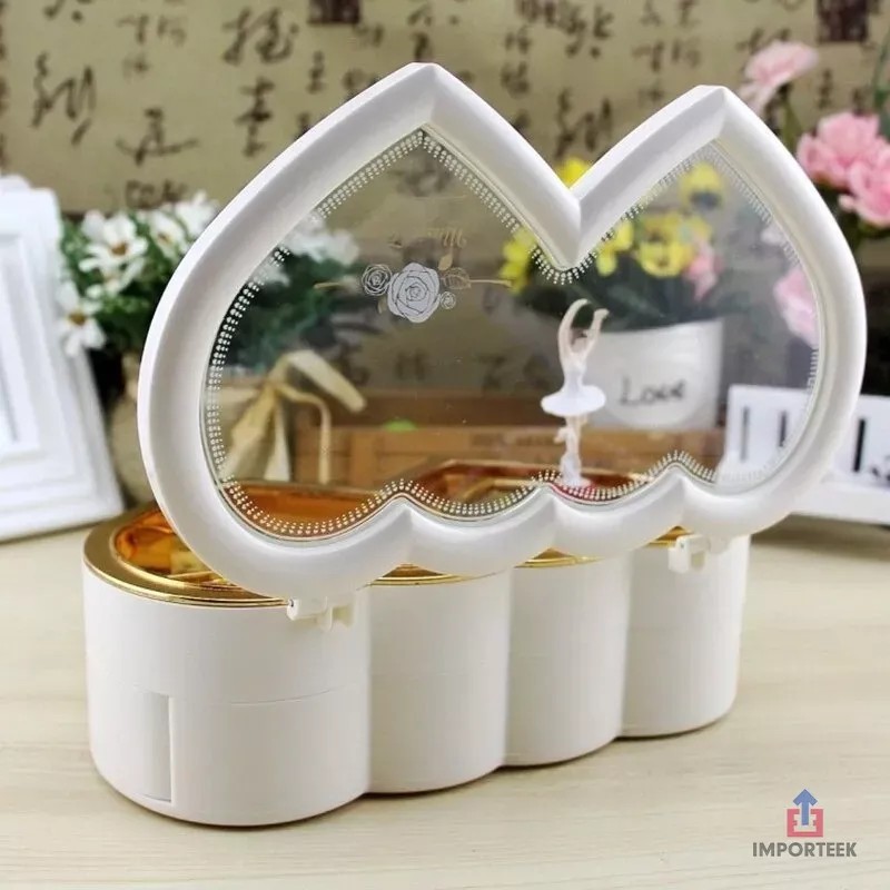 Importeek 5pz Caja Musical Cuerda Decora Adorno Bailarina Giratoria