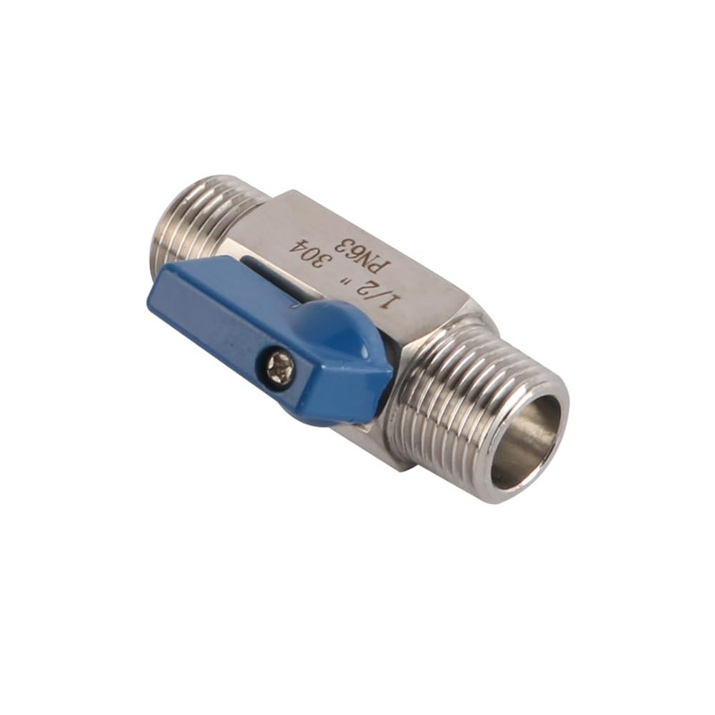 Tiardey Mini Ball Valve Stainless Steel Mini Ball Valve 1/2