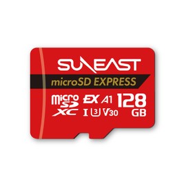 SUNEAST microSD Express 128GB Max Read Transfer Rate 890MB/s Maximum Write Transfer Rate 550MB/s Next Generation Technology MicroSD Card Switch2 Operation Verified Class 10 U3 V30 UHS-I A1