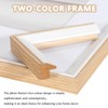 Baoee 8x6 Oak White Two Tone Picture Frame with 6x4