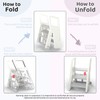 CuFun Toddler Step Stool for Bathroom Sink Kitchen Counter,Adjustable 2