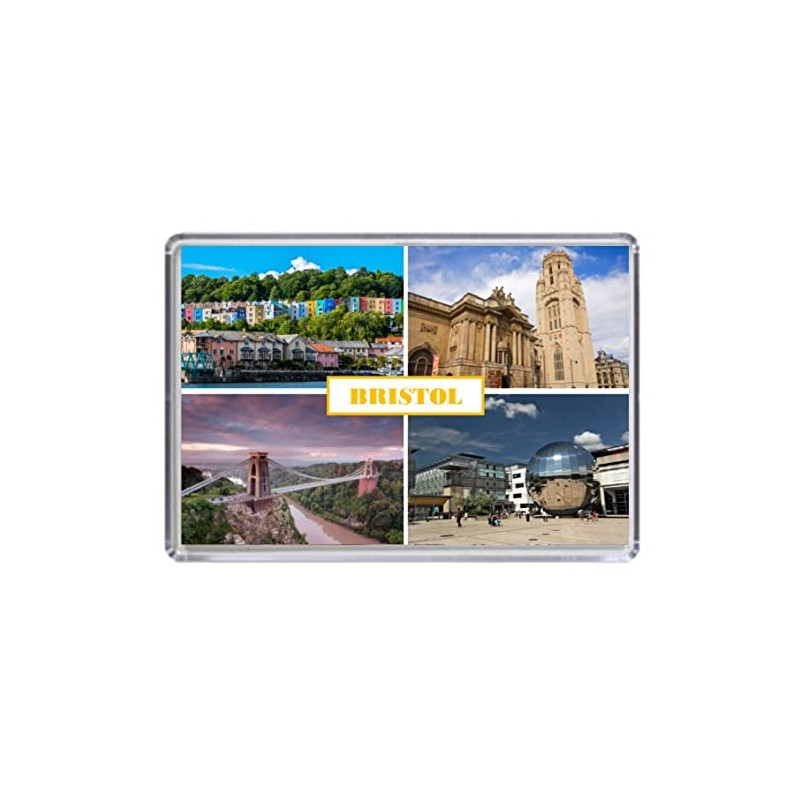 Bristol England United Kingdom Souvenir Acrylic Fridge Magnet (Standard: 70x45mm)