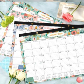 2026 Desk Calendar - 2026 Calendar from Jan. 2026 - Dec. 2026, 12 Monthly Desk Calendar 2026 Large 12" x 17", Ruled Block, To-do List & Note