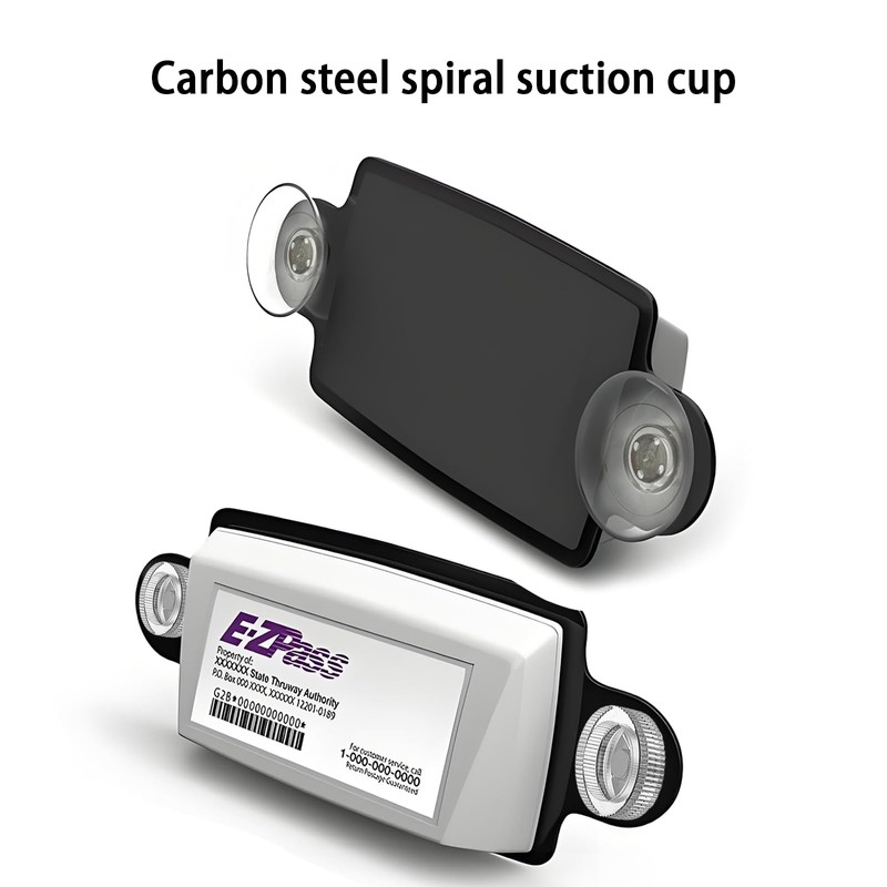 SYGGDERS 8-pcs Windshields EZpass Bracket Suction Cups,with Screw and Nut