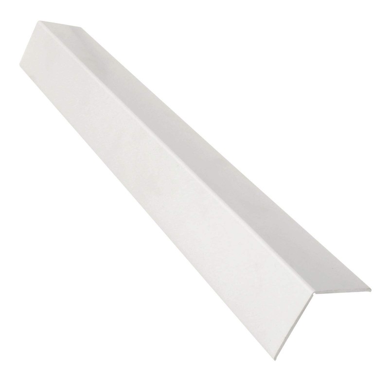 White, 50mm x 5m UPVC Flexi Angle Trim Plastic Architrave