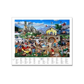 T. E. Breitenbach Signed Proverbidioms IV: Who Missed The Boat? Poster 28x22 inches