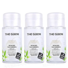 The Saem Healing Tea Garden White Tea Lip & Eye Remover 150ml 3pcs / 더샘 힐링 티 가든 화이트티 립 앤 아이 리무버 150ml 3개