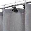 Spooky Halloween Shower Curtain Hooks: Black Cat Decorative Rings, 12Pcs