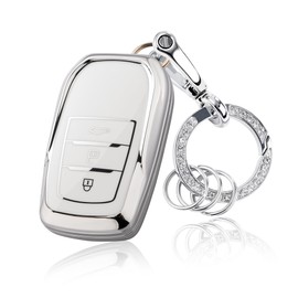 New Model Harrier 80 Series Key Case Compatible with Toyota Corolla Cross Late Model Yaris Cross Smart Key Case Prius 60 Series Land Cruiser 250 Series 300 Series Crown Crossover Sports Key Cover Made