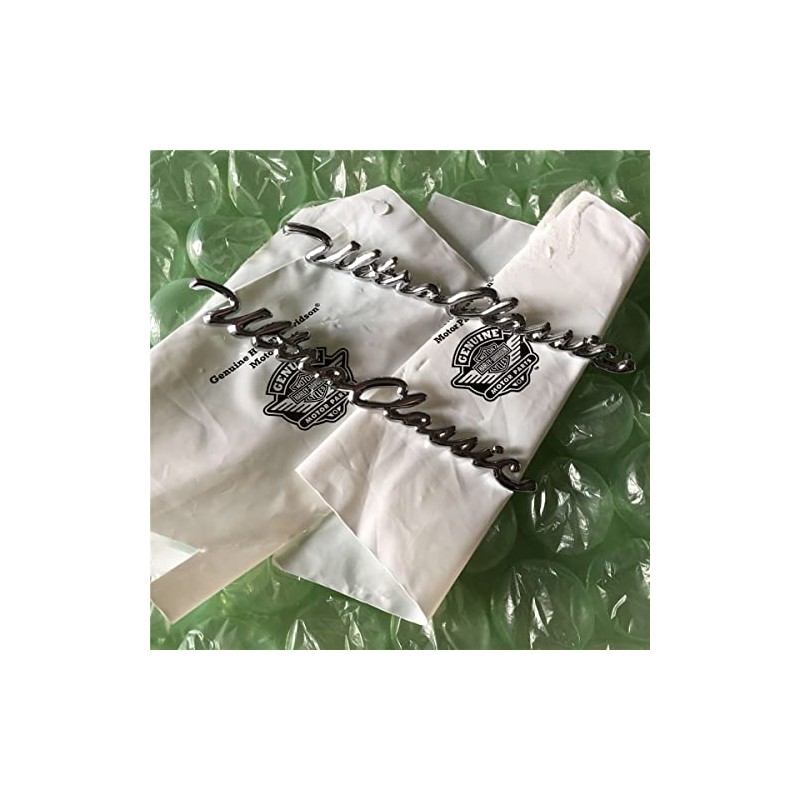 Front Fender Emblem Medallion Nameplate Script Compatible for Harley Electra