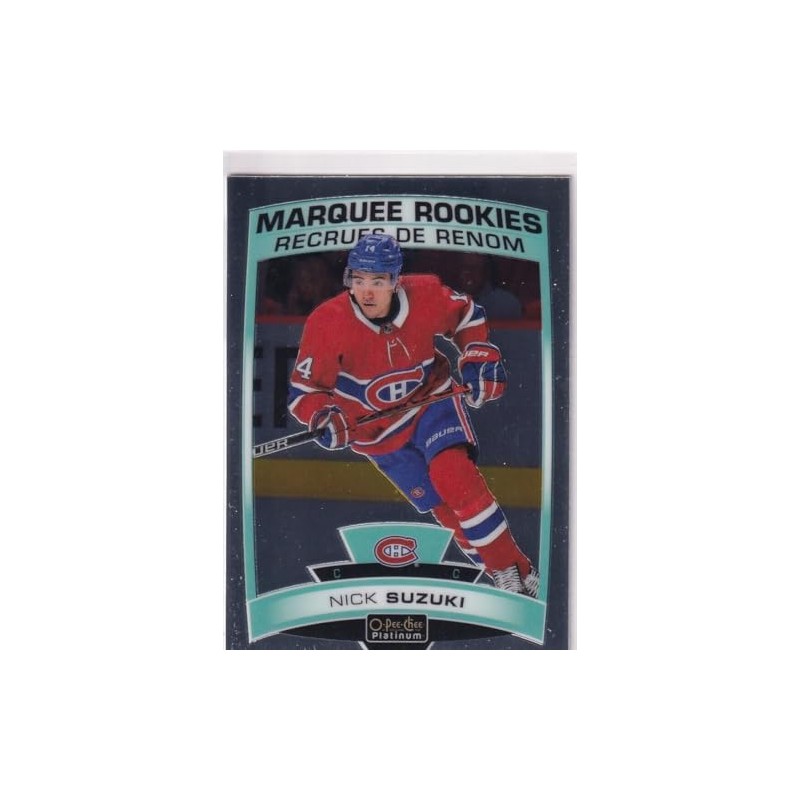 2019-20 Upper Deck O-Pee-Chee Platinum Hockey #164 Nick Suzuki Rookie