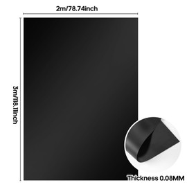 MIKIICOCO Pond Liner, Large Fish Pond Liner Gardens Pools Membrane Reinforced Landscaping 3M*2M Waterproof Liner (3 * 2M-10S(0.08MM))