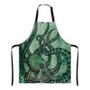 Wasach Cool Octopus Color Bib Apron with Adjustable Neck for