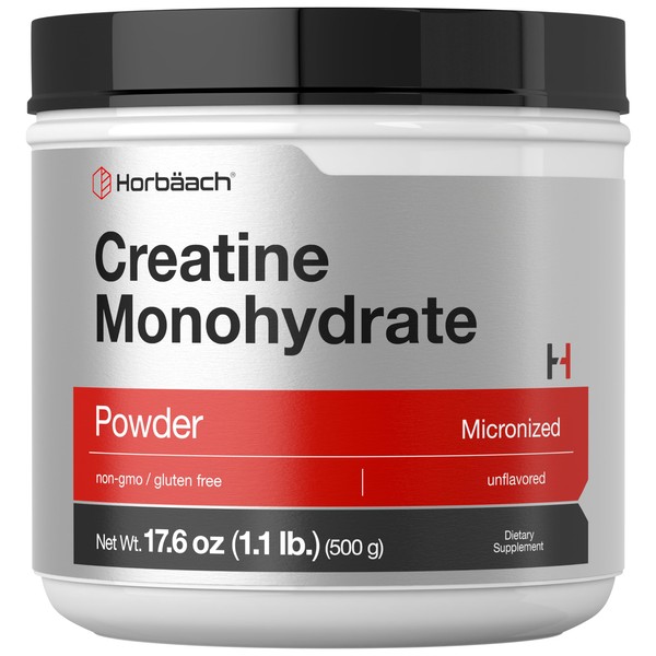 Creatine Monohydrate Powder | 17.6oz (1.1 lb) | Micronized and
