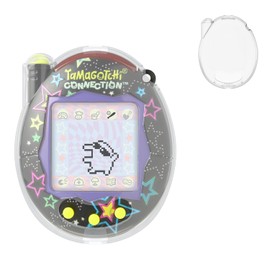 for Tamagotchi Connection V3 Case, Clear Hard PC Drop-Proof Protective Cover, Transparent Portable Carrying Storage Case for Tamagotchi Connection Accessories (Cover Only), Translucent