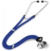 Blue Sprague Dual Tube Medical Stethoscope
