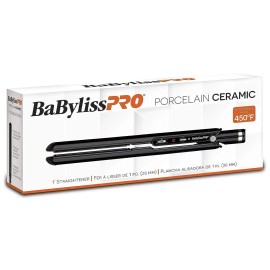BABYLISS PRO PORCELAIN CERAMIC FLAT IRON 1" Ceramic Heater Instant Heat - NEW