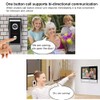 Wired Video Intercom System, Video Doorphone 9 Inches Monitor with