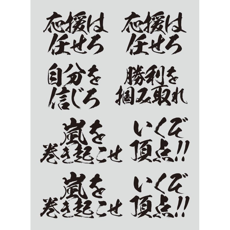 Ing Kawamoto FB-OEN-103 Face & Body Seal Support Message 1