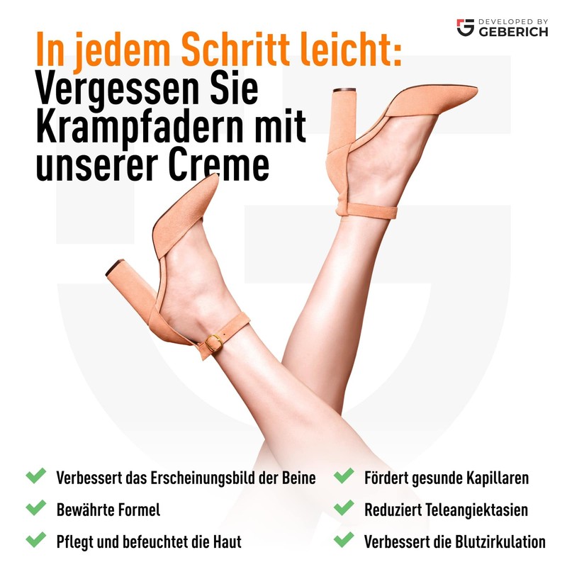 Varitone Varicose Vein Relief Cream - 100ml - Convenient and
