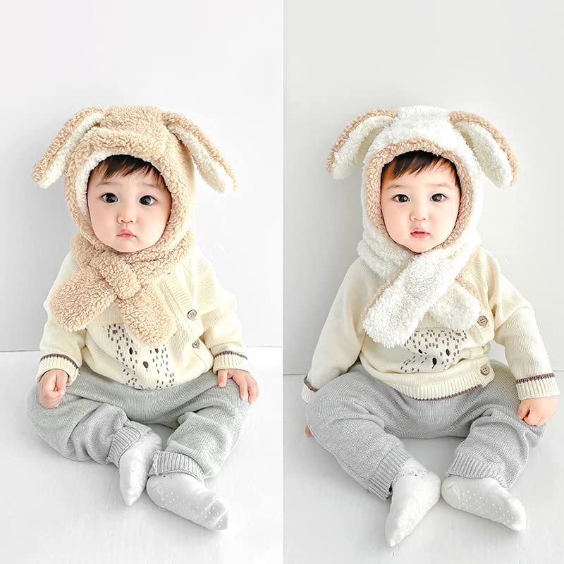 KAKELO Knit Hat, Baby Hat, Rabbit, Bear, Ears, For Babies,