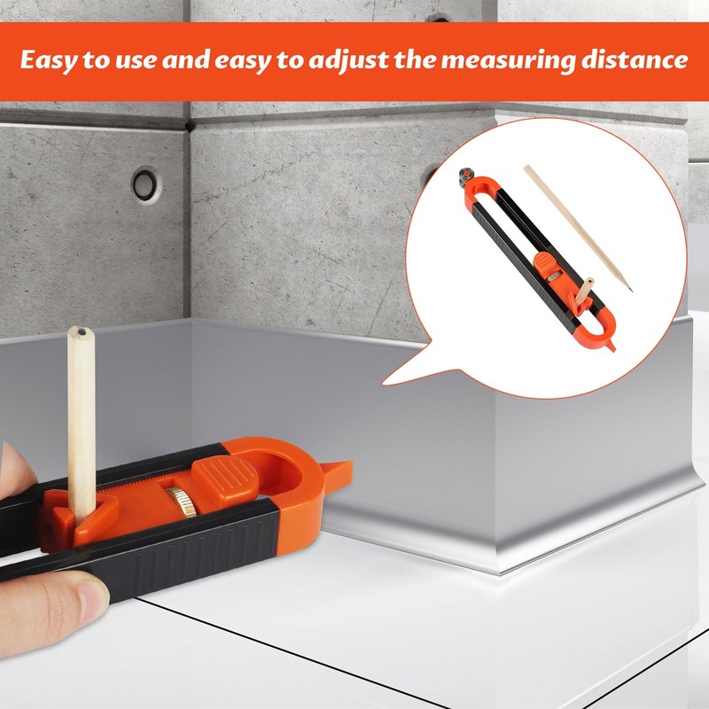 Scribe Tool,5Pcs Multi Functional Scribing Tool with Lock,Scribing Tool for