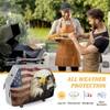 WELLDAY American Animal Flag Grill Cover 65 inch BBQ Gas