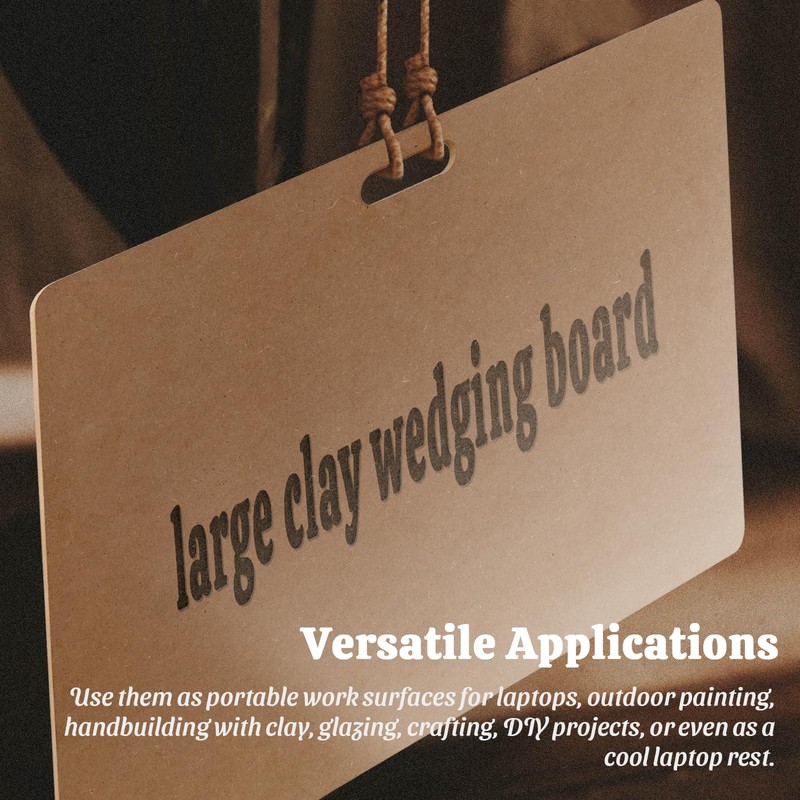 Calpalmy Clay Wedging Board with Convenient Built-in Handle - 12