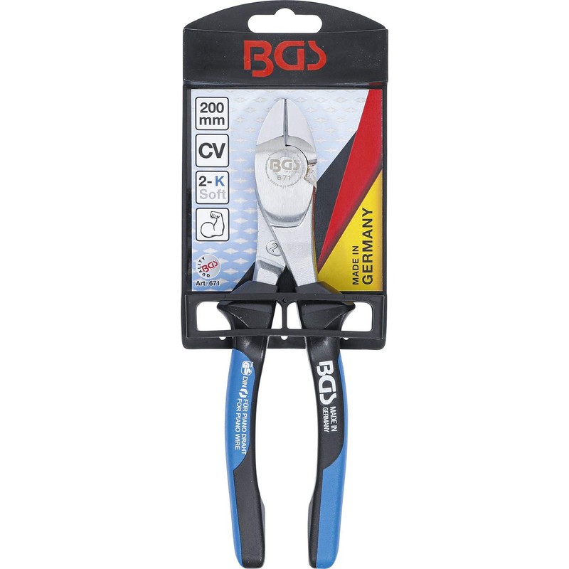 BGS 671 | Heavy Duty Diagonal Side Cutter | for