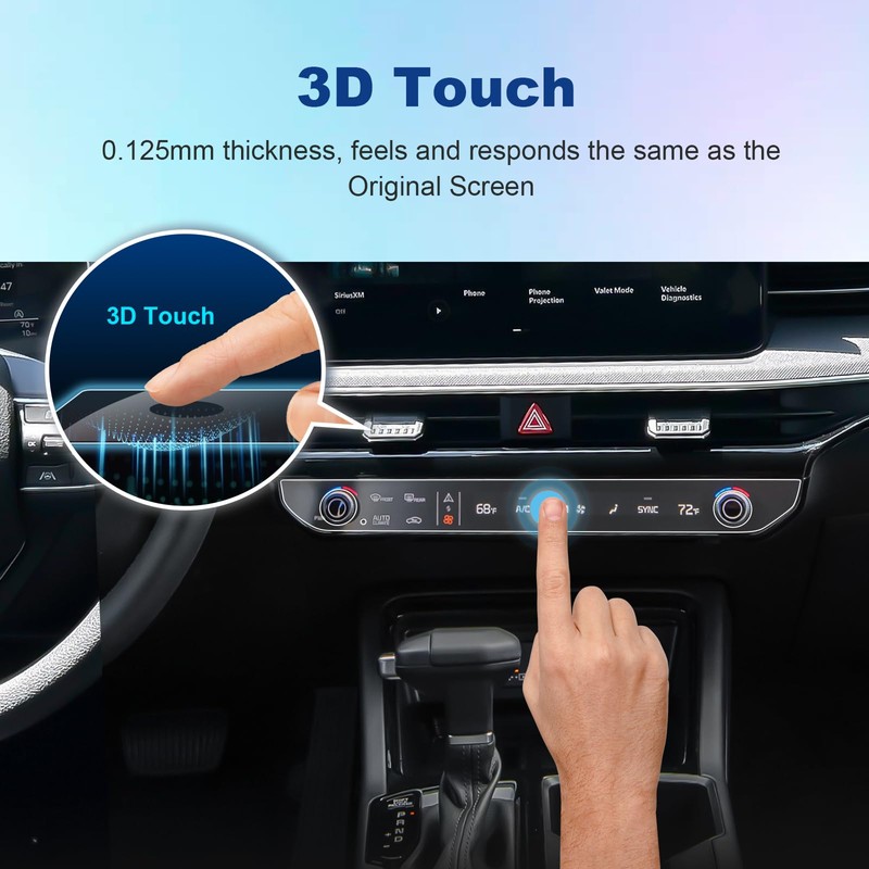 Coleya (2 Pack) 2025 K5 AC Screen Protector for Kia
