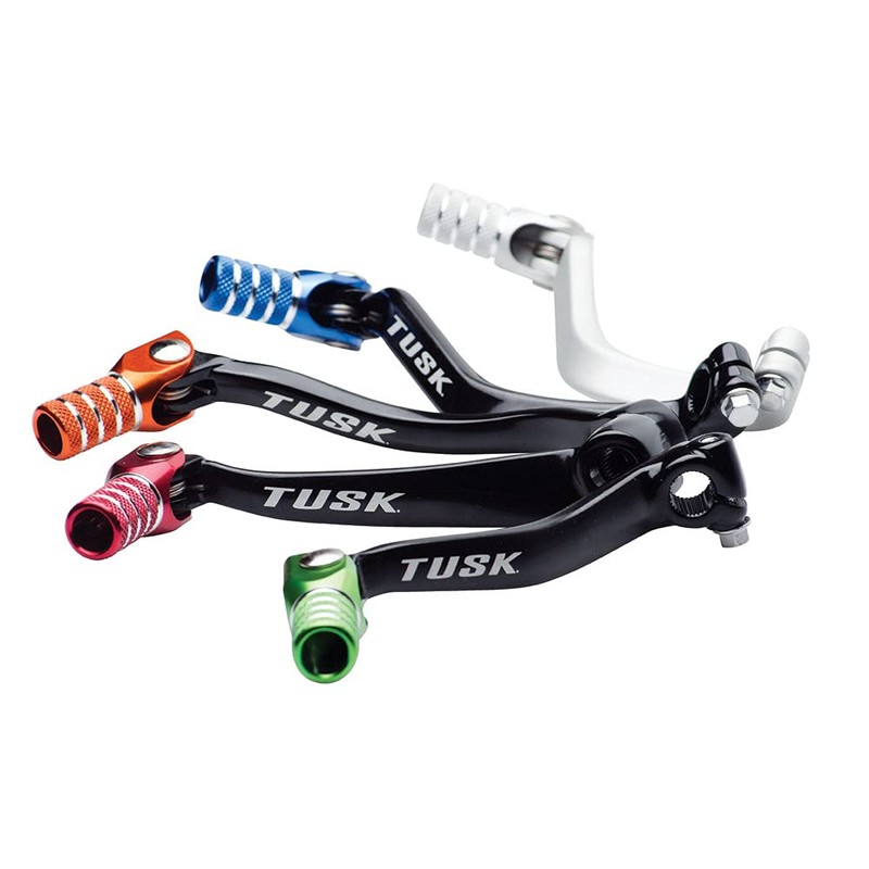 Tusk Folding Shift Lever Black/Blue Tip