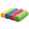 Vileda Microfibre Colors, Panni in Microfibra, Lavabili in Lavatrice, Riutilizzabili,
