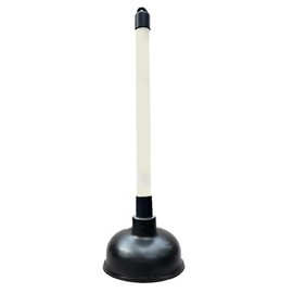 Ahad Trader Powerful plunger Heavy-duty sink unblocker Toilet plunger Shower drain unblocker Clog remover Pipe cleaner High suction plunger 22.5cm (9inch) handle & 10cm (4inch) rubber suction cup