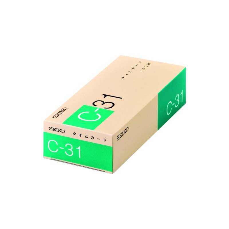 Seiko Solutions Time Card C31 Card 100-piece Set Seiko CA-C31