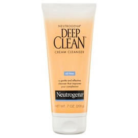 Johnson & Johnson Neutrogena Deep Clean Daily Facial Cream Cleanser with Beta Hydroxy Acid to